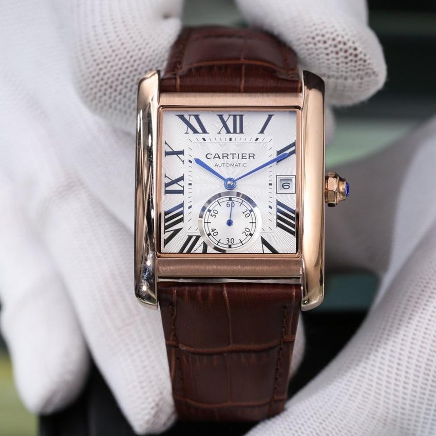 CARTIER TANK MC DATE SECOND TIME