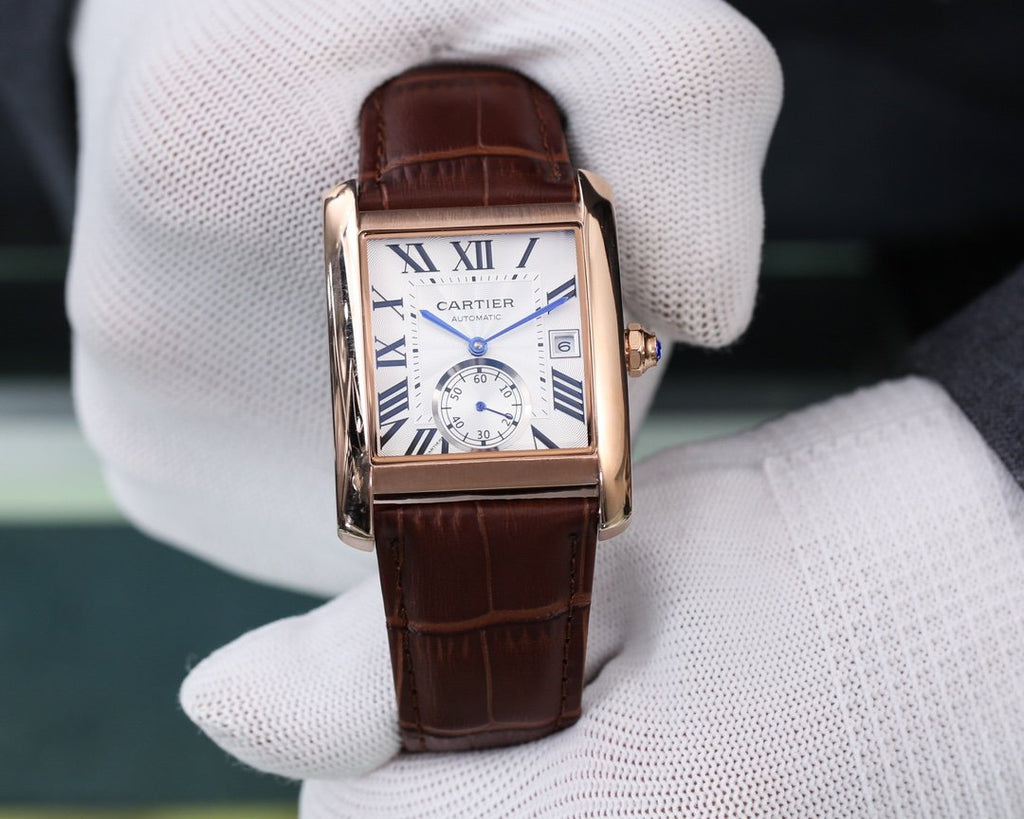 CARTIER TANK MC DATE SECOND TIME