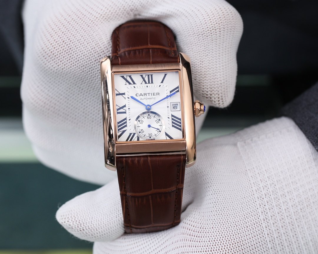 CARTIER TANK MC DATE SECOND TIME