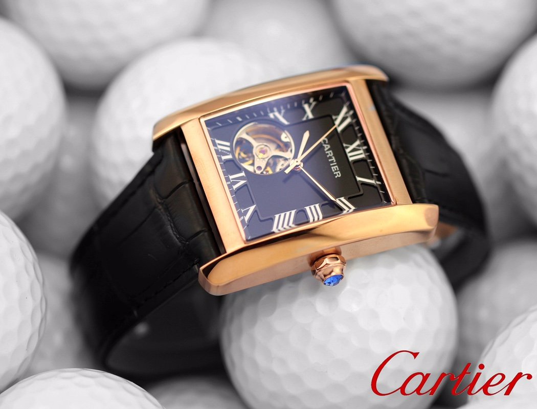 CARTIER TANK MC TOURBILLON GOLD LIMITED EDITION