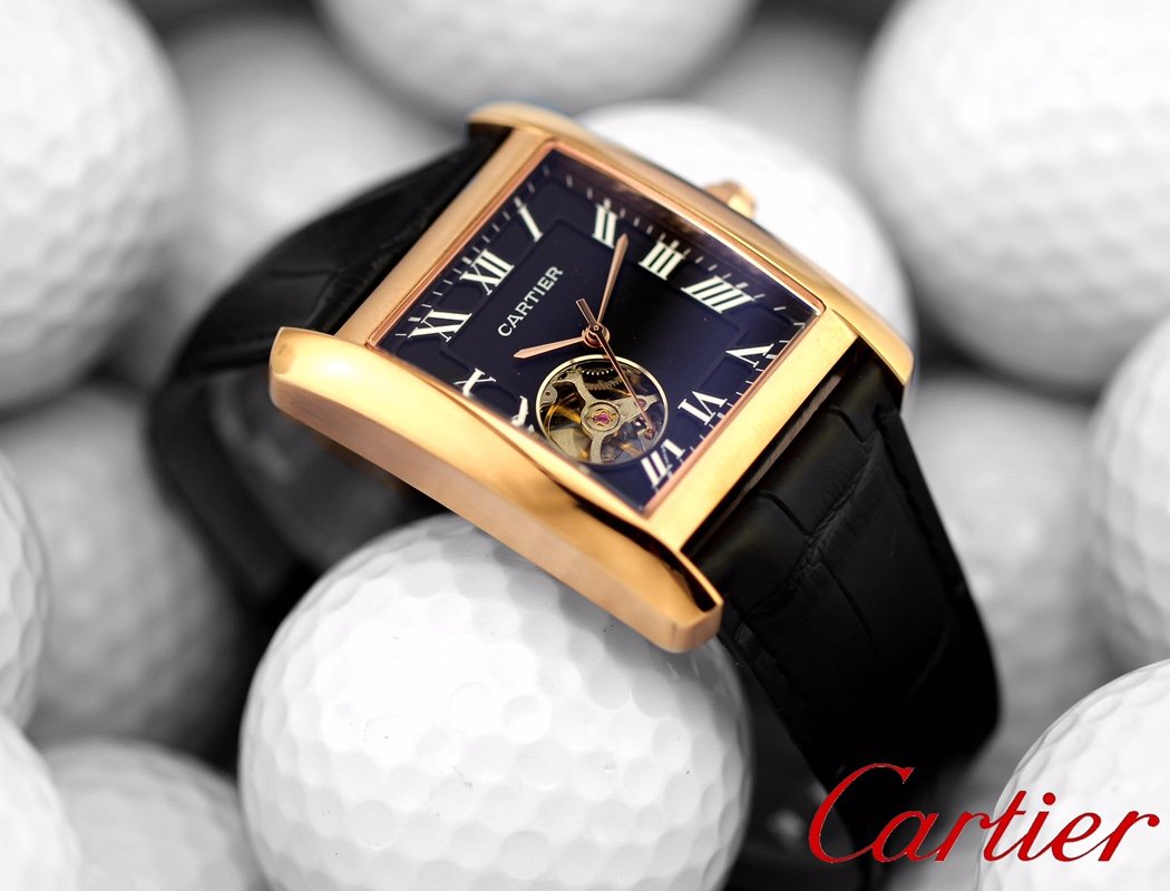 CARTIER TANK MC TOURBILLON GOLD LIMITED EDITION