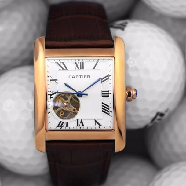 CARTIER TANK MC TOURBILLON GOLD LIMITED EDITION