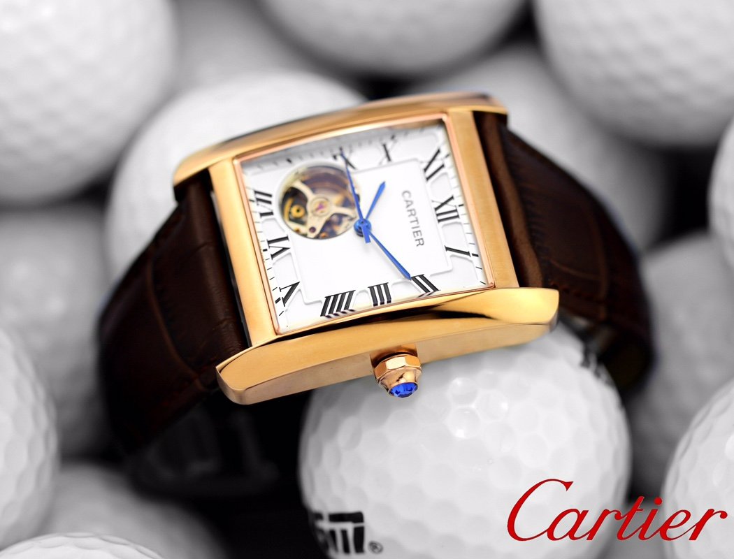 CARTIER TANK MC TOURBILLON GOLD LIMITED EDITION