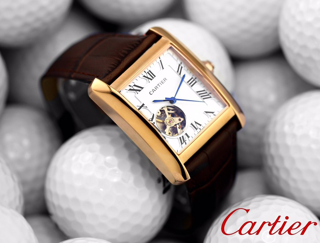 CARTIER TANK MC TOURBILLON GOLD LIMITED EDITION