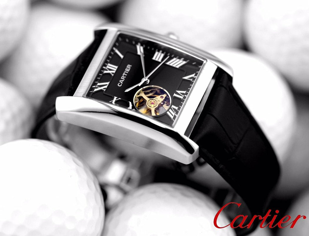 CARTIER TANK MC TOURBILLON STEEL LIMITED EDITION