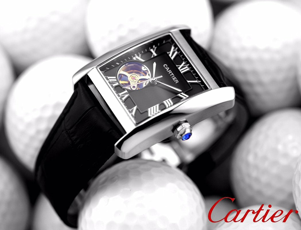 CARTIER TANK MC TOURBILLON STEEL LIMITED EDITION