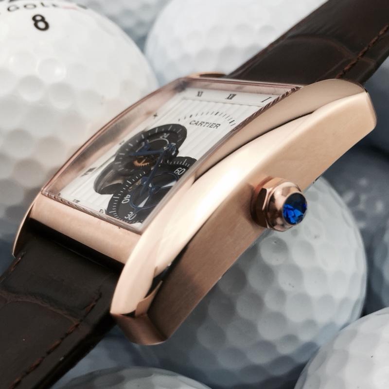 CARTIER TANK MC TOURBILLON SECOND TIME ROSE GOLD LIMITED EDITION