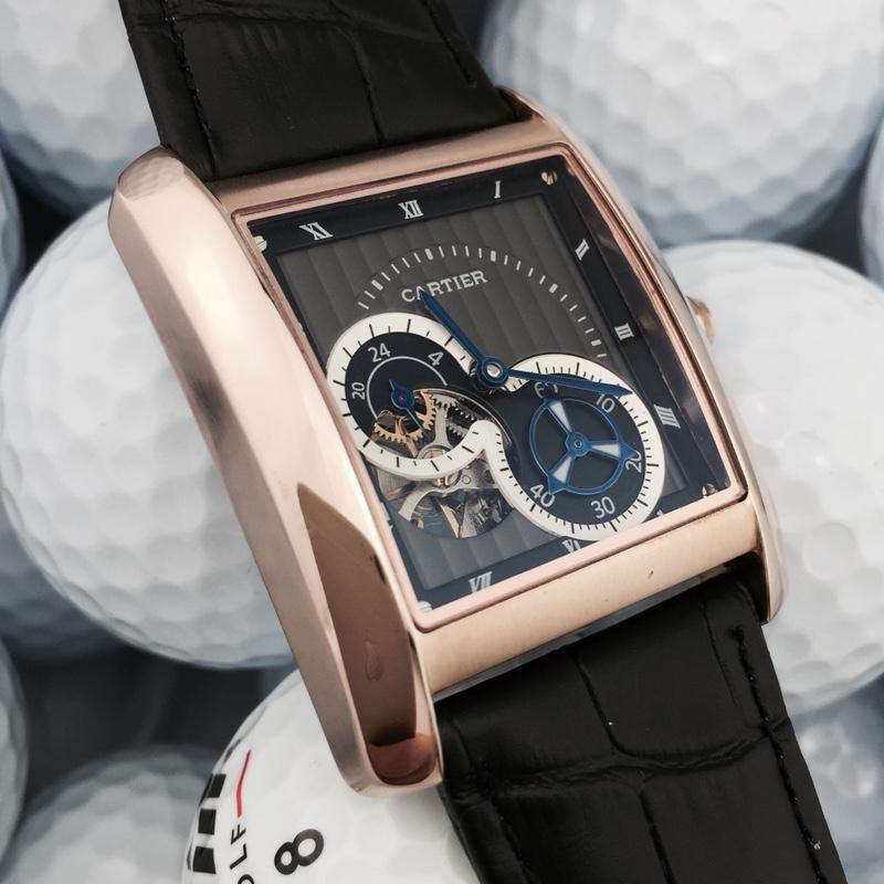 CARTIER TANK MC TOURBILLON SECOND TIME ROSE GOLD LIMITED EDITION