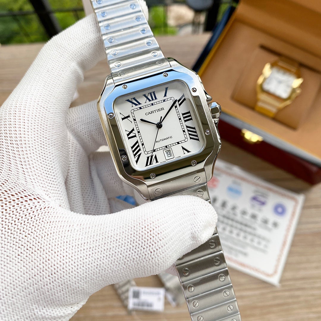 CARTIER SANTOS 38MM STAINLESS STEEL AUTOMATIC
