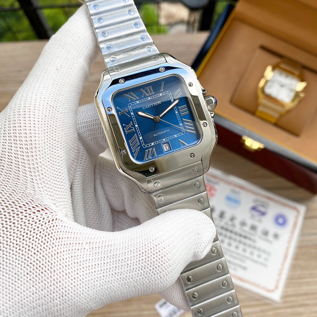 CARTIER SANTOS 38MM STAINLESS STEEL AUTOMATIC