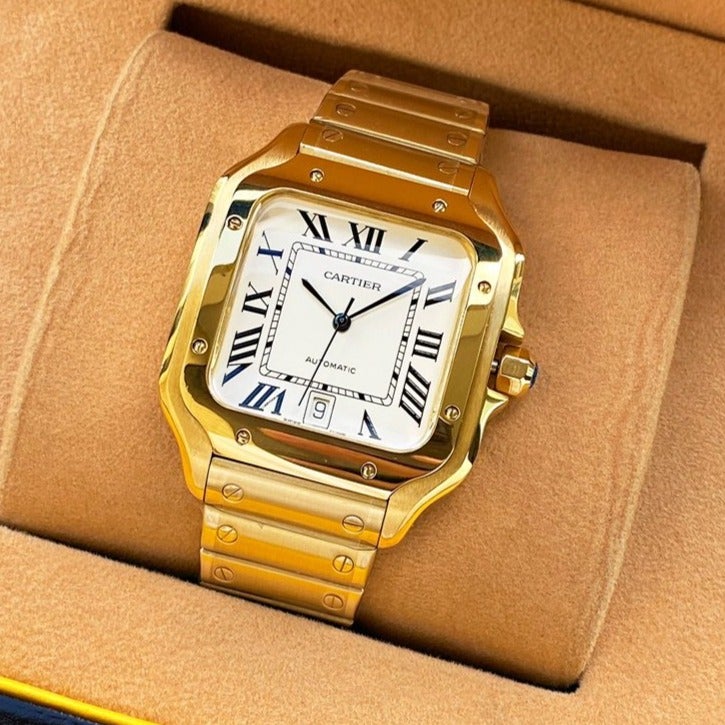 CARTIER SANTOS 38MM STAINLESS STEEL AUTOMATIC