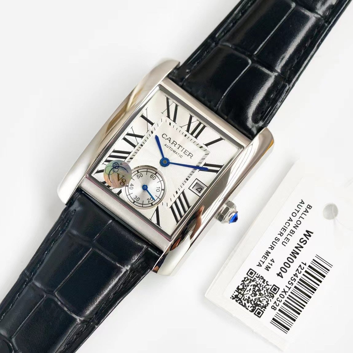 CARTIER TANK MC LADIES SECOND TIME WHITE DIAL