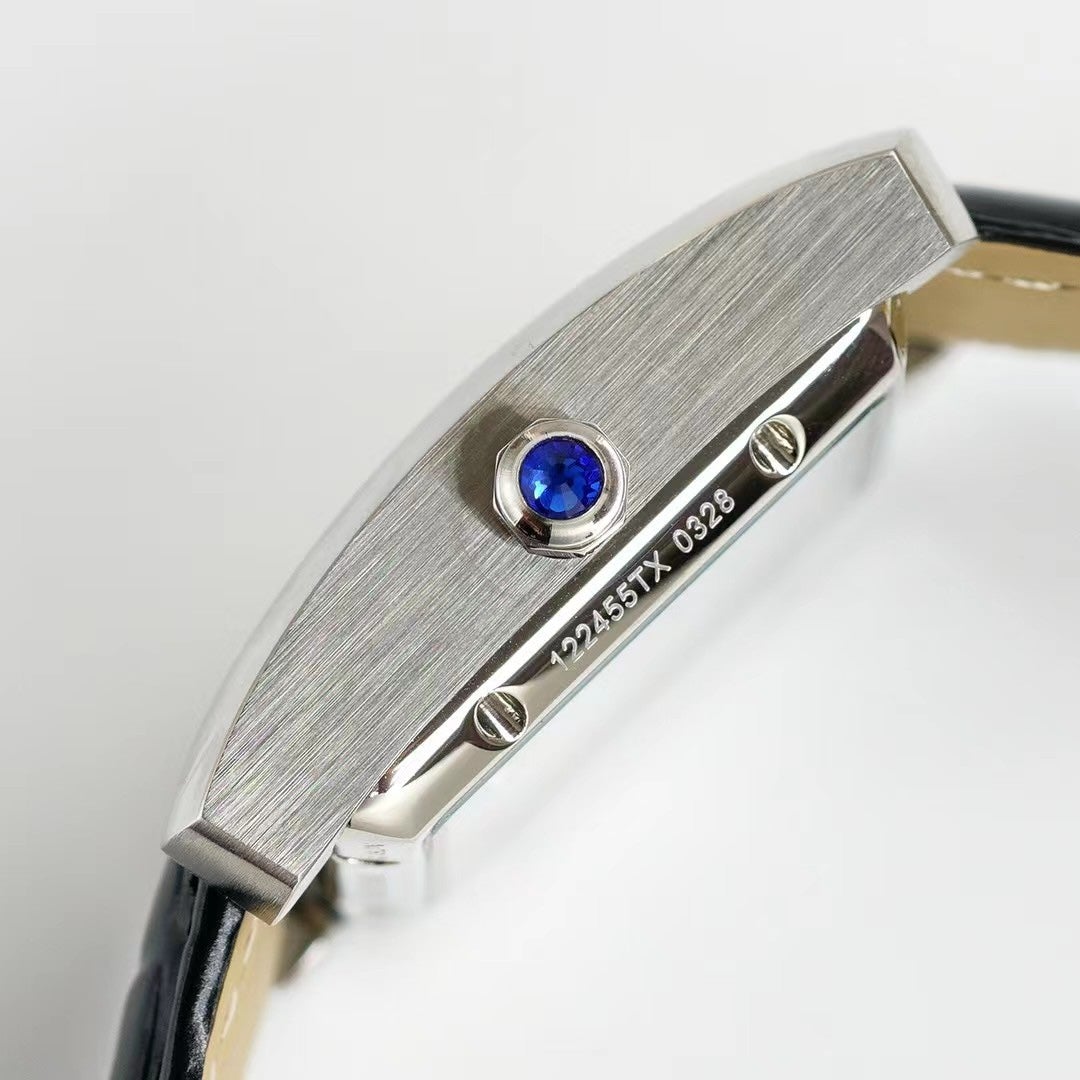 CARTIER TANK MC LADIES SECOND TIME WHITE DIAL