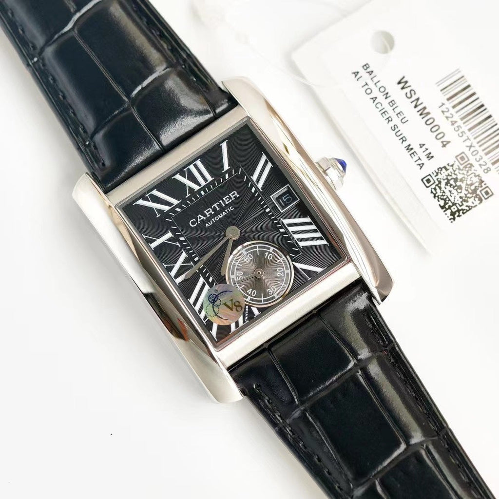 CARTIER TANK MC LADIES SECOND TIME STEEL CASE