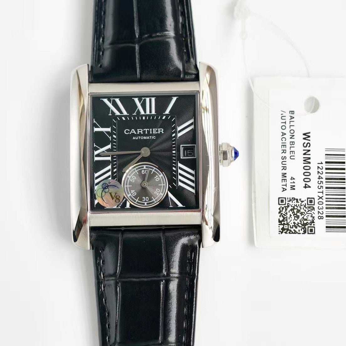 CARTIER TANK MC LADIES SECOND TIME STEEL CASE