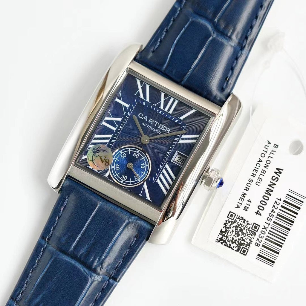 CARTIER TANK MC LADIES SECOND TIME STEEL CASE