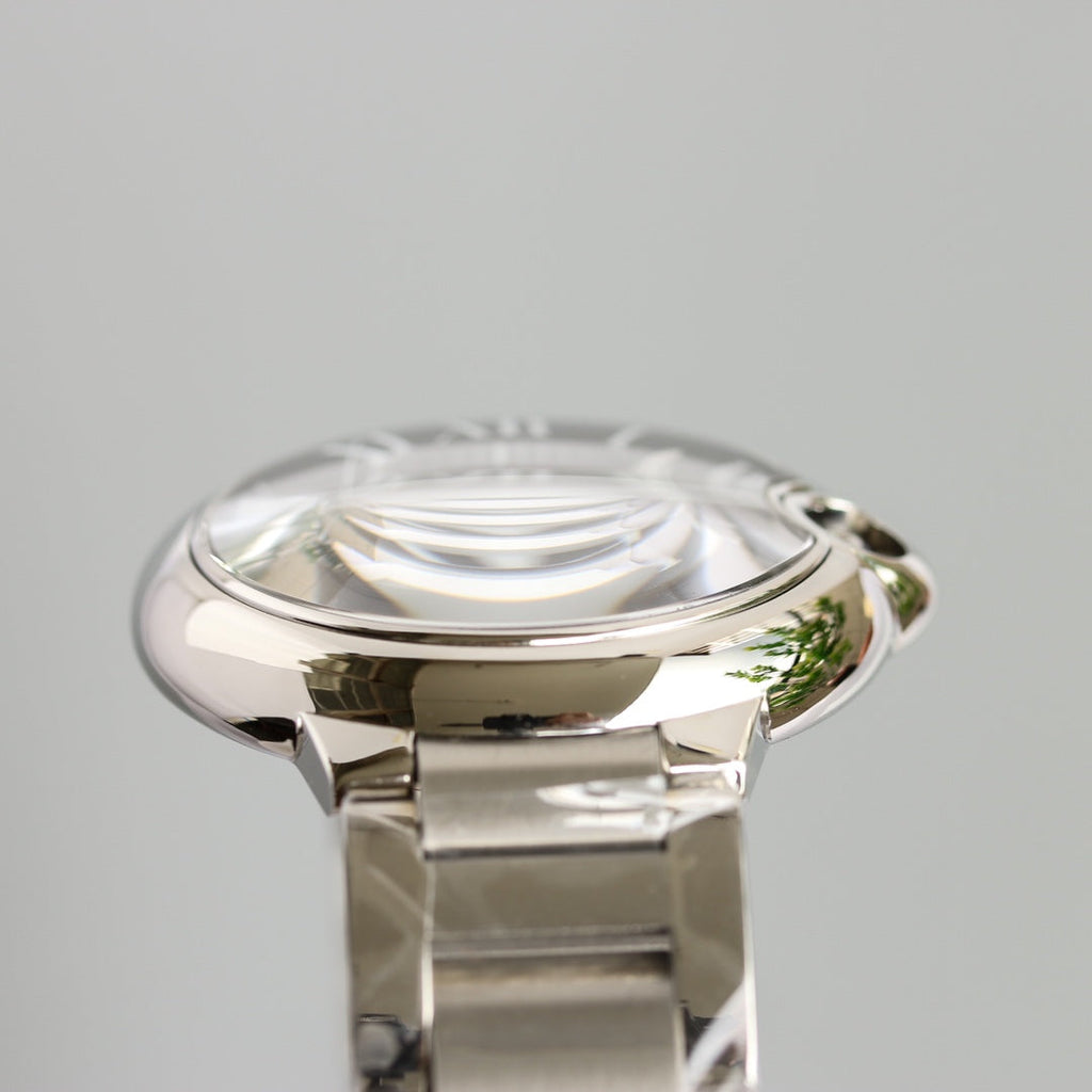 CARTIER BALLON BLEU 42MM STEEL CASE BLACK DIAL