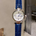 PASHA DE CARTIER 35MM QUARTZ STEEL WHITE DIAL