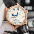 CARTIER SENATOR PANAROMA MOONPHASE ROSE GOLD WHITE DIAL
