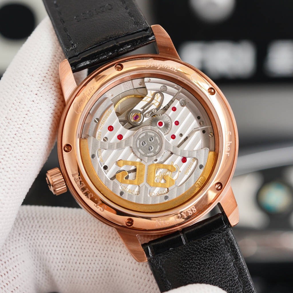 CARTIER SENATOR PANAROMA MOONPHASE ROSE GOLD WHITE DIAL