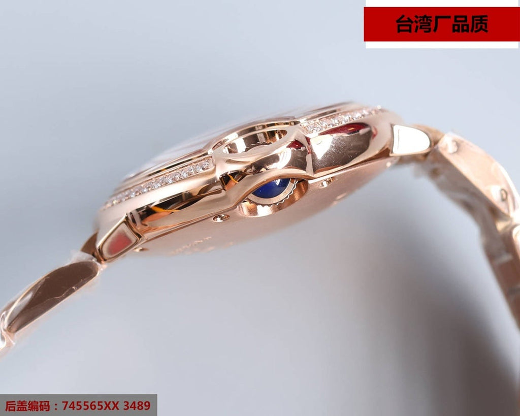 CARTIER BALLON BLEU 33MM ROSE GOLD DIAL