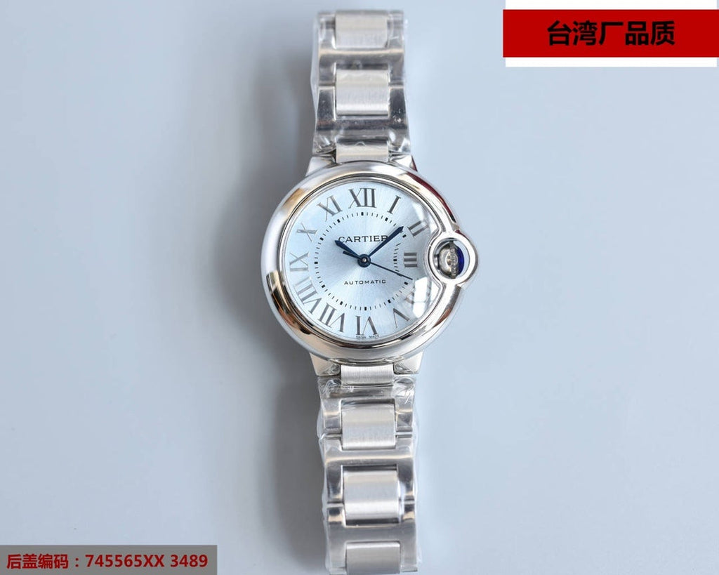 CARTIER BALLON BLEU 33MM STEEL ICE BLUE DIAL