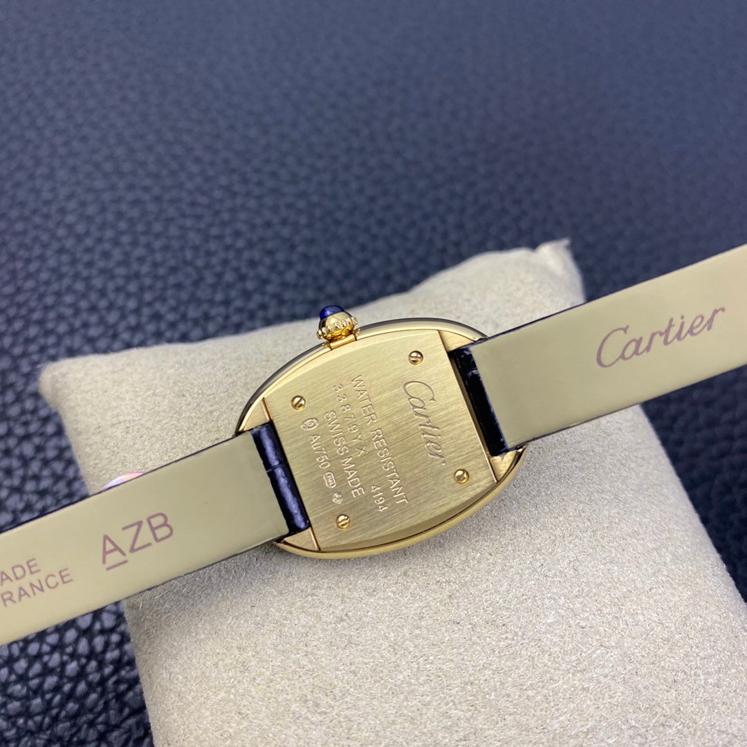 CARTIER BAIGNOIRE 31MM GOLD CASE WHITE DIAL