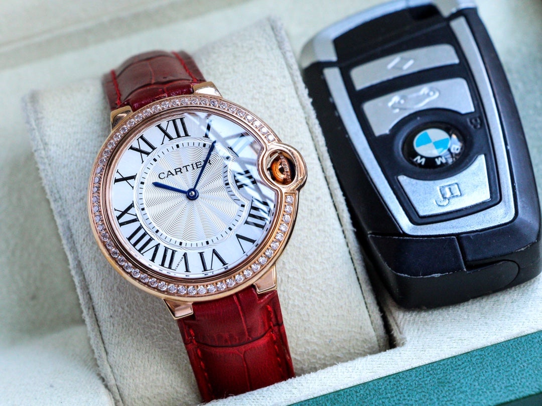 CARTIER BALLON BLEU 33MM QUARTZ WHITE DIAL