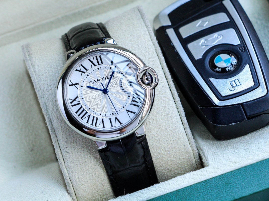 CARTIER BALLON BLEU 33MM QUARTZ WHITE DIAL