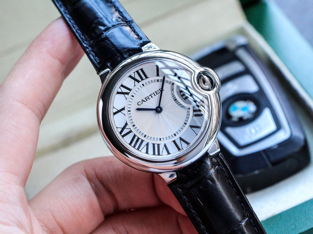 CARTIER BALLON BLEU 33MM QUARTZ WHITE DIAL