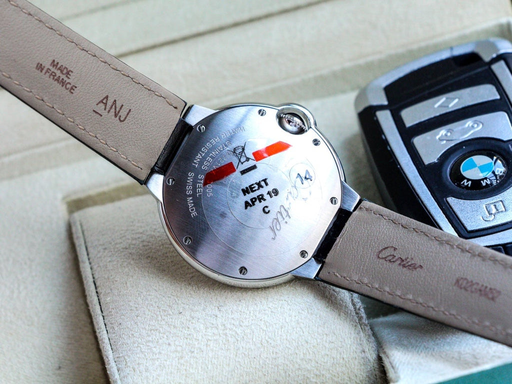 CARTIER BALLON BLEU 33MM QUARTZ WHITE DIAL
