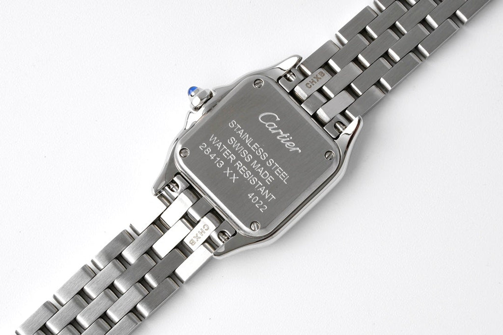 CARTIER PANTHERE DE CARTIE 22MM QUARTZ STEEL WHITE DIAL