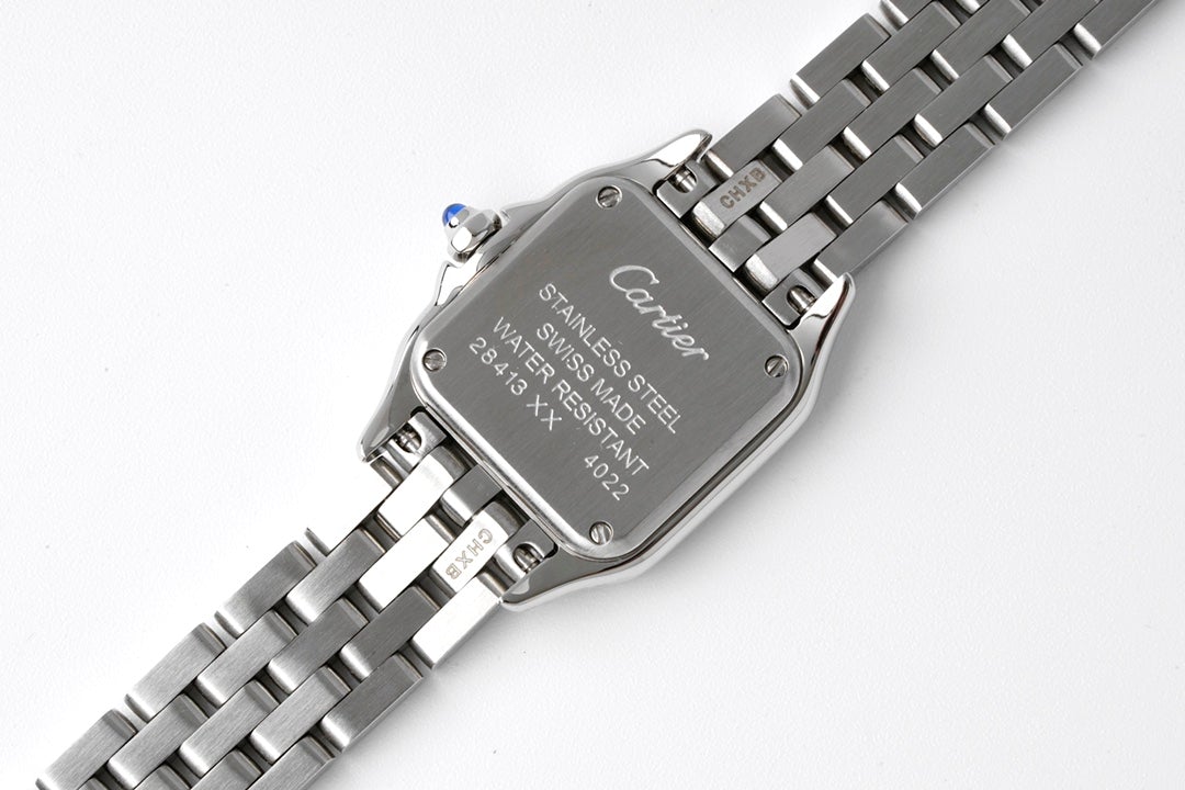 CARTIER PANTHERE DE CARTIE 22MM QUARTZ STEEL WHITE DIAL