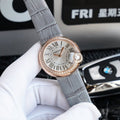 CARTIER BALLON BLANC 33MM AUTOMATIC ROSE GOLD ARABIC NUMERALS