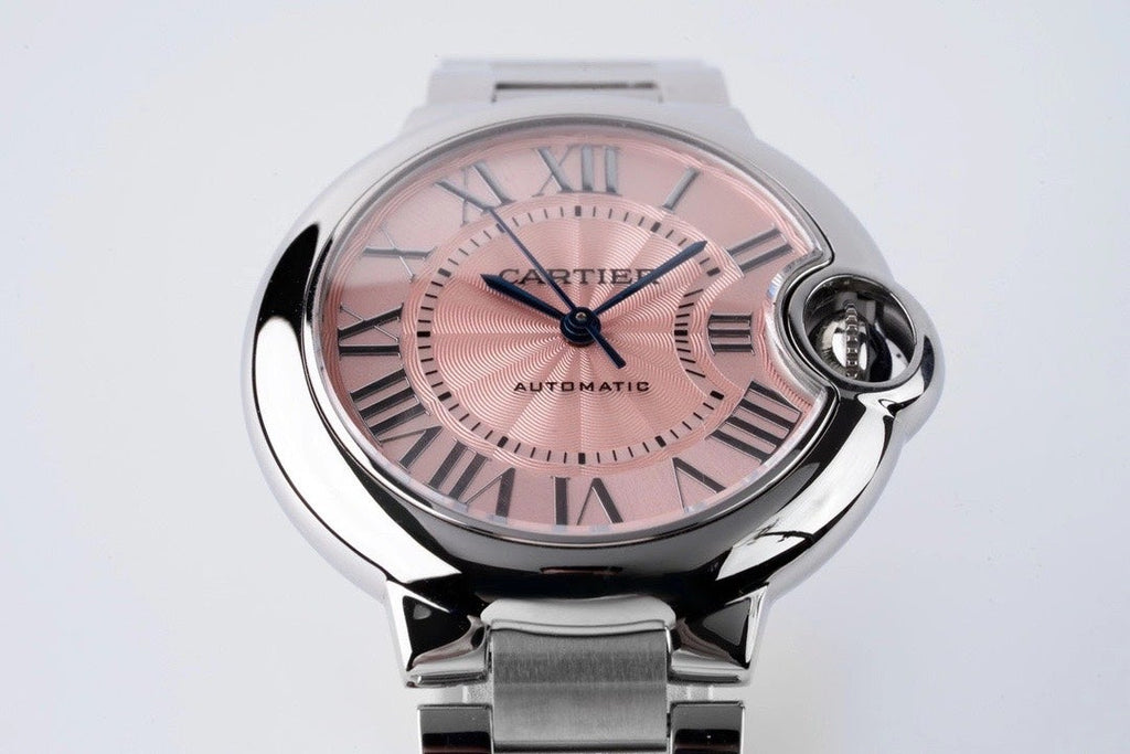 CARTIER BALLON BLEU 33MM AUTOMATIC PINK DIAL 2021