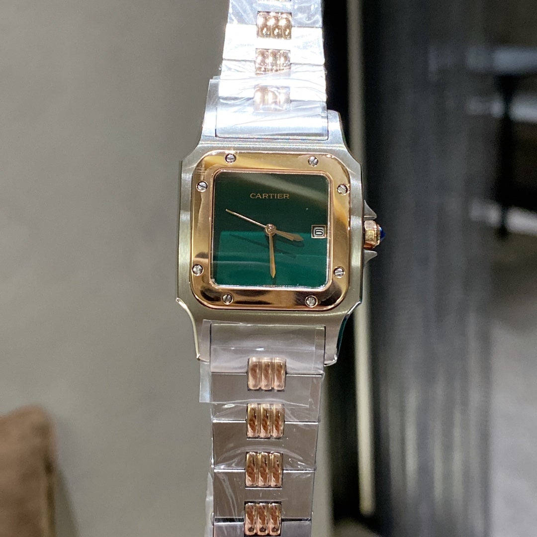 CARTIER SANTOS LADIES GALBEE 32MM TWO TONE