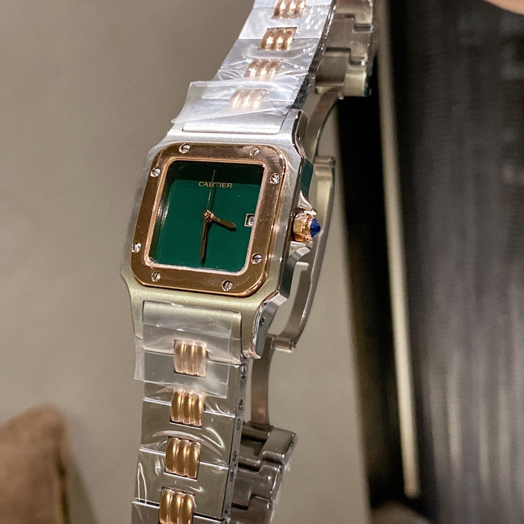 CARTIER SANTOS LADIES GALBEE 32MM TWO TONE