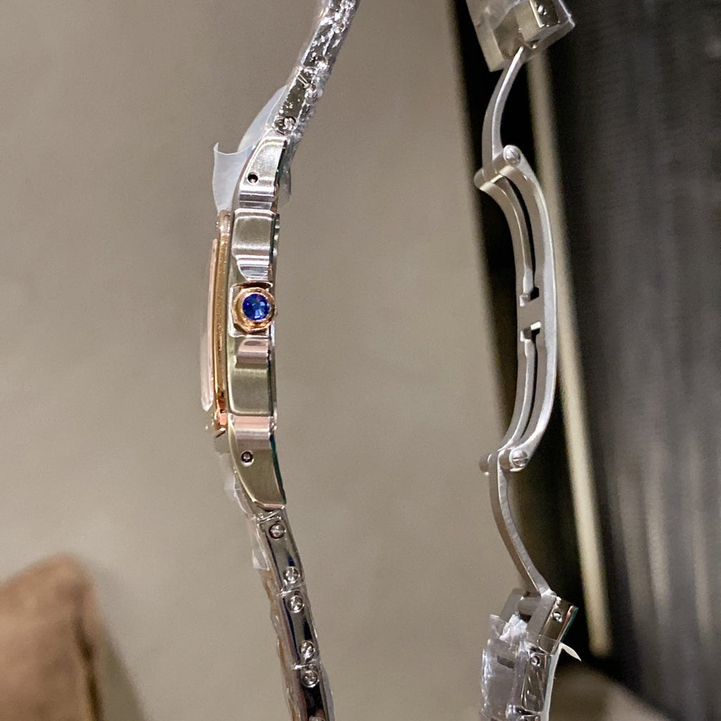 CARTIER SANTOS LADIES GALBEE 32MM TWO TONE