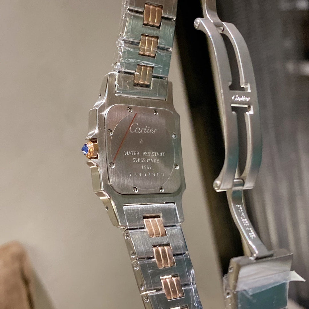 CARTIER SANTOS LADIES GALBEE 32MM TWO TONE
