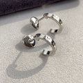 CARTIER LOVE EARRINGS 2.65MM SILVER