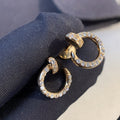 CARTIER JUSTE EARRINGS GOLD DIAMONDS