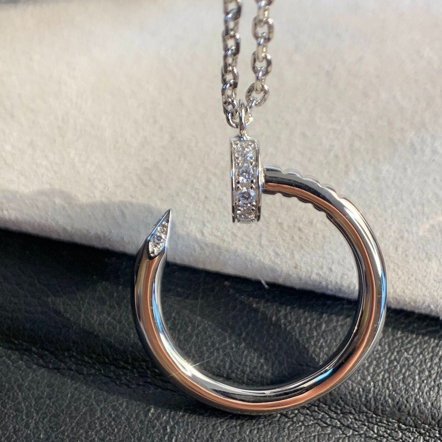 CARTIER JUSTE NECKLACE SILVER