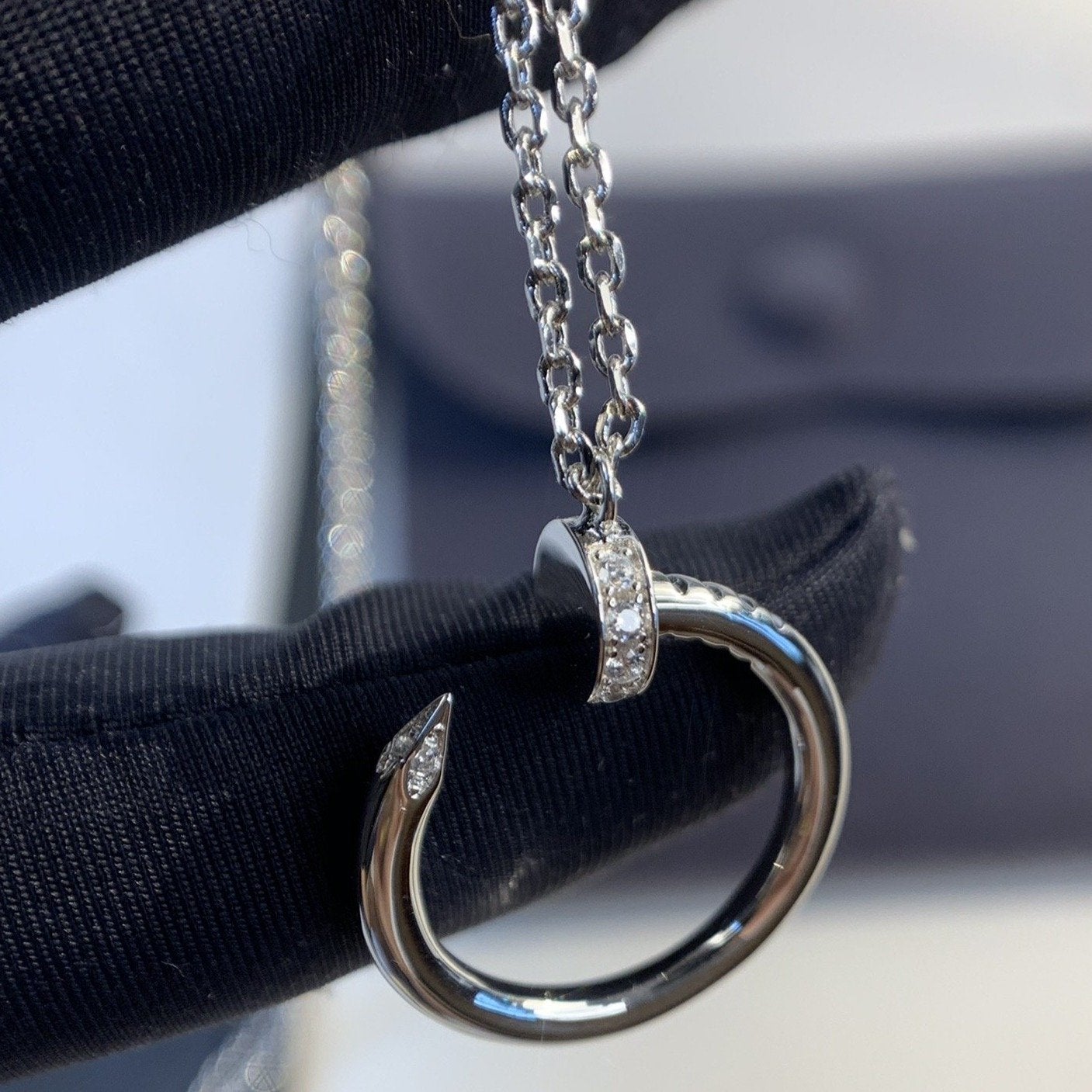CARTIER JUSTE NECKLACE SILVER