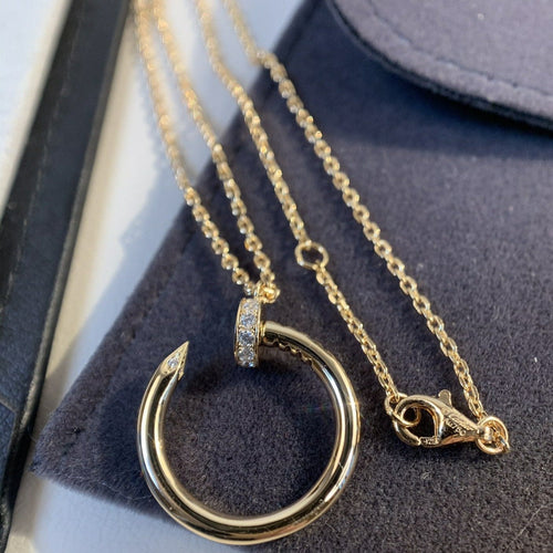 CARTIER JUSTE NECKLACE PINK GOLD