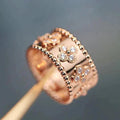 VCA CLOVER KALEIDOSCOPE RING 10MM