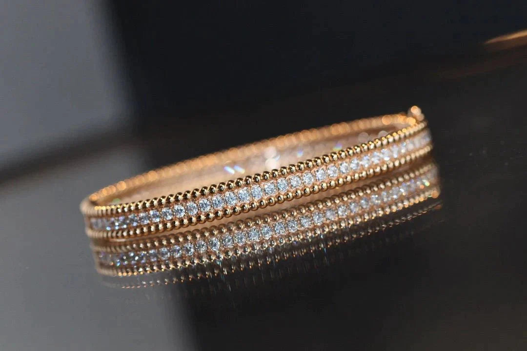 VCA PERLEE DIAMONDS BRACELET 1 ROW