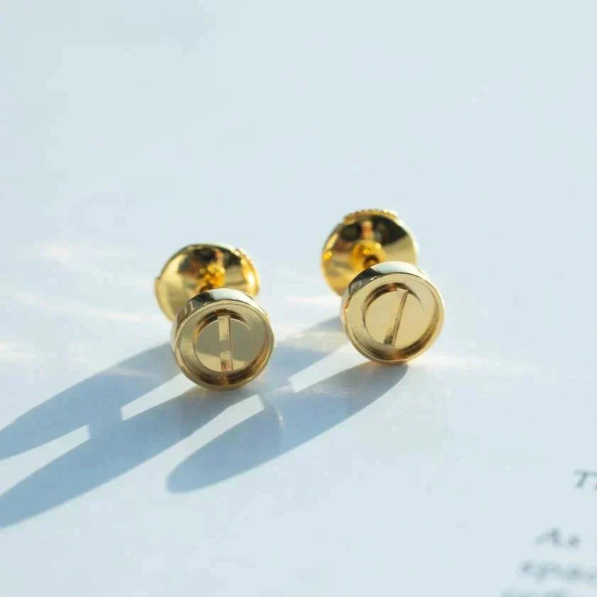 CARTIER LOVE EARRINGS GOLD 10MM