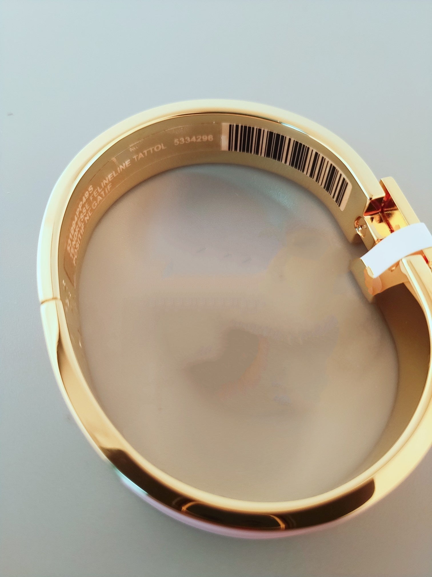 HERMES H YELLOW BRACELET