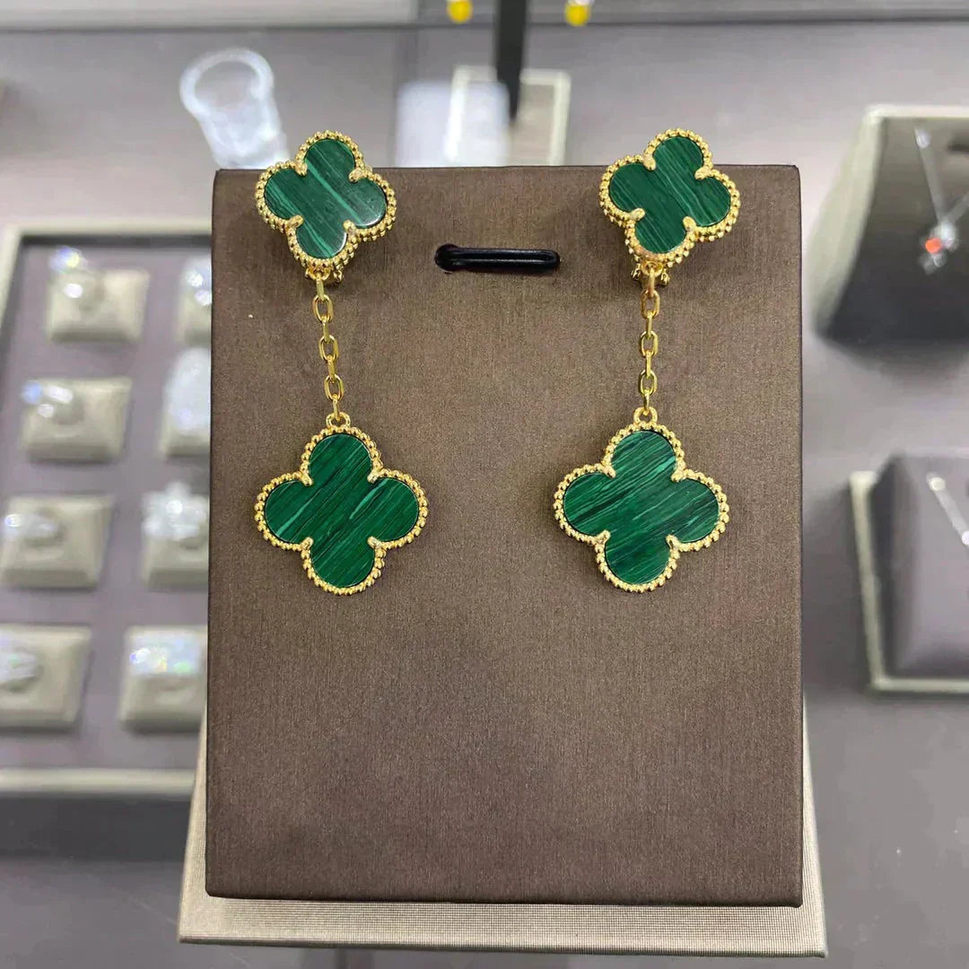 VCA CLOVER 2 MOTIFS EARRINGS (MULTIPLE CHOICESC