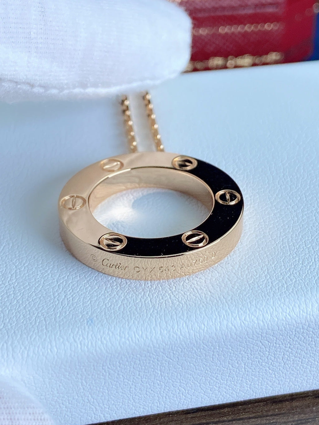 CARTIER LOVE NECKLACE 16MM